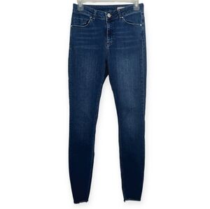 Asos Denim W28 L36 Women's Jeans Skinny Raw Hem Dark Wash